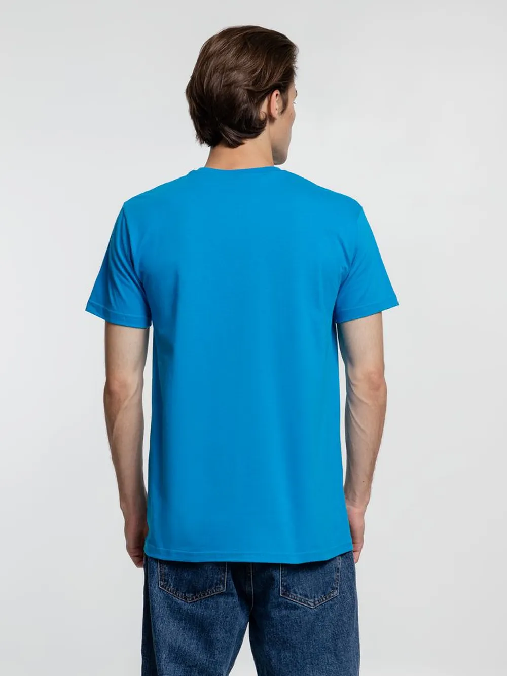 Футболка унисекс T-Bolka 160, бирюзовая, размер XL заказать онлайн с вашим дизайном на заказ в Москве и области