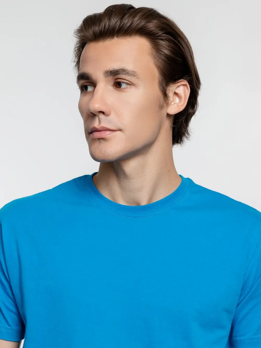 Футболка унисекс T-Bolka 160, бирюзовая, размер XL заказать онлайн с вашим дизайном на заказ в Москве и области