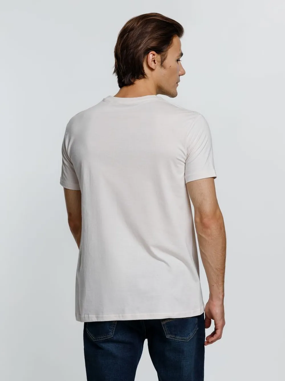 Футболка унисекс T-Bolka 160, молочно-белая заказать онлайн с вашим дизайном на заказ в Москве и области