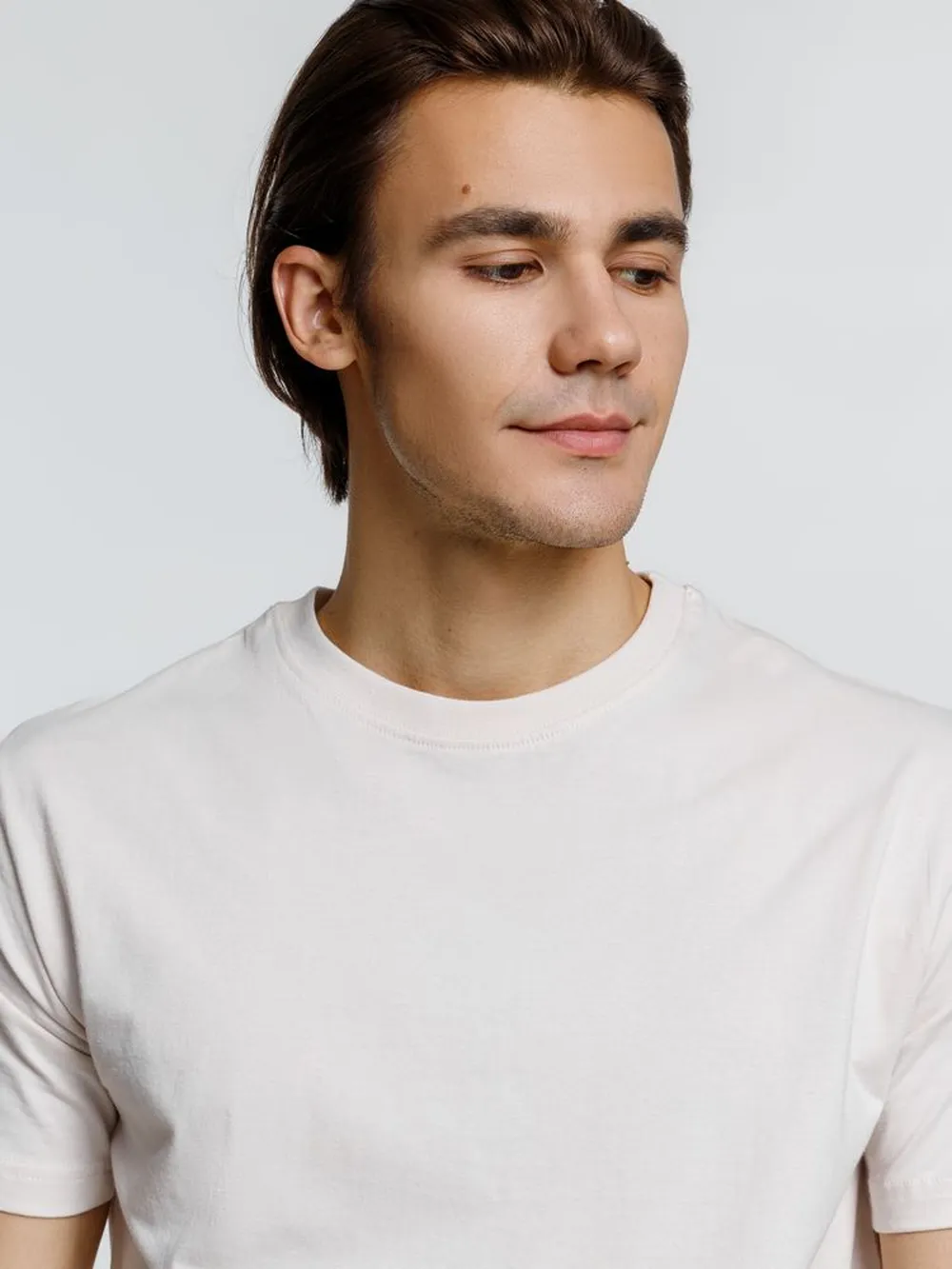 Футболка унисекс T-Bolka 160, молочно-белая заказать онлайн с вашим дизайном на заказ в Москве и области