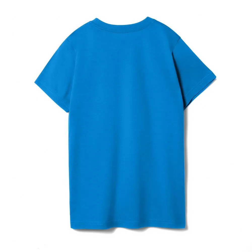 Футболка детская T-Bolka Kids, бирюзовая, 8 лет заказать онлайн с вашим дизайном на заказ в Москве и области