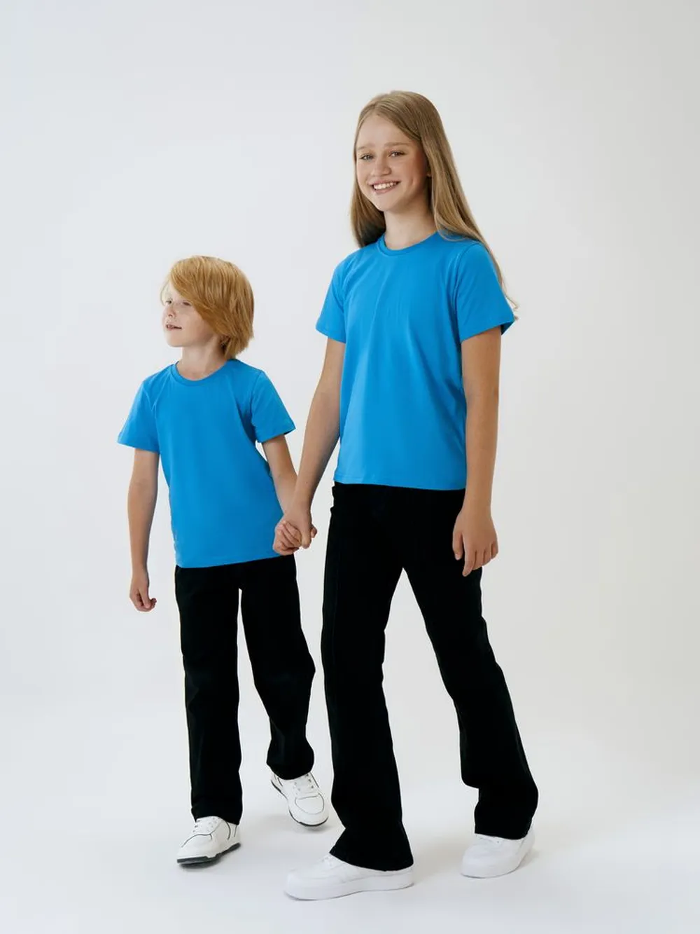 Футболка детская T-Bolka Kids, бирюзовая, 8 лет заказать онлайн с вашим дизайном на заказ в Москве и области