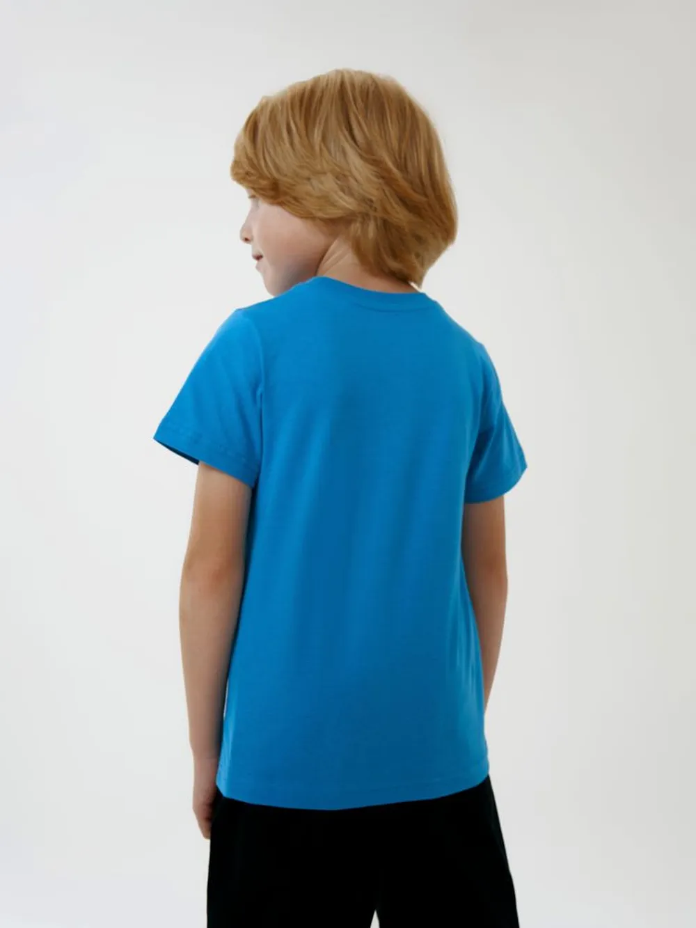 Футболка детская T-Bolka Kids, бирюзовая, 8 лет заказать онлайн с вашим дизайном на заказ в Москве и области