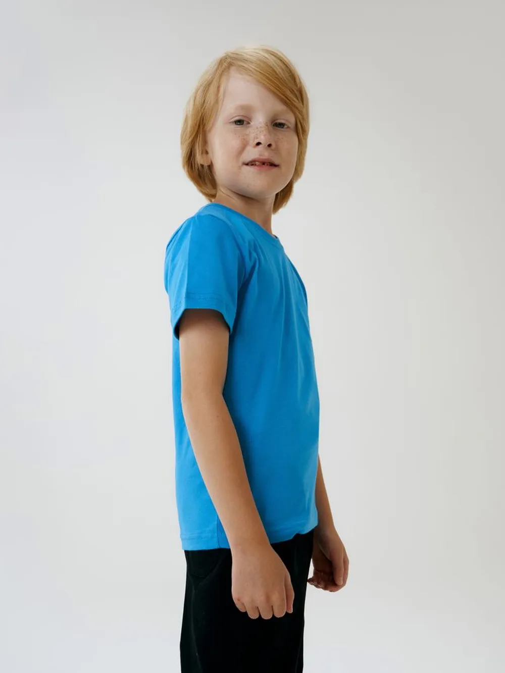 Футболка детская T-Bolka Kids, бирюзовая, 12 лет заказать онлайн с вашим дизайном на заказ в Москве и области