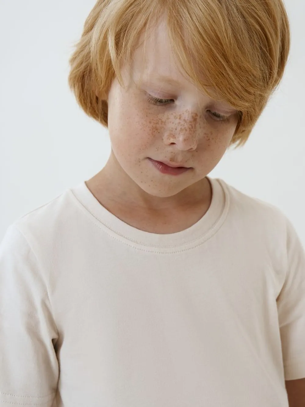 Футболка детская T-Bolka Kids, молочно-белая, 6 лет заказать онлайн с вашим дизайном на заказ в Москве и области