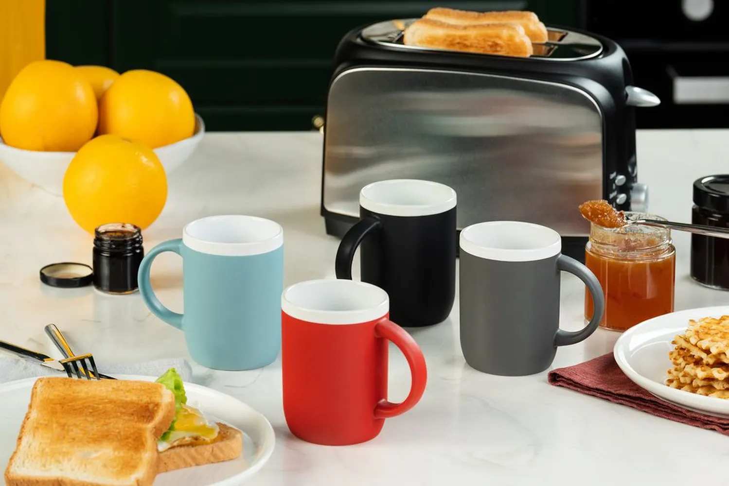 Кружка Borde, красная заказать онлайн с вашим дизайном на заказ в Москве и области