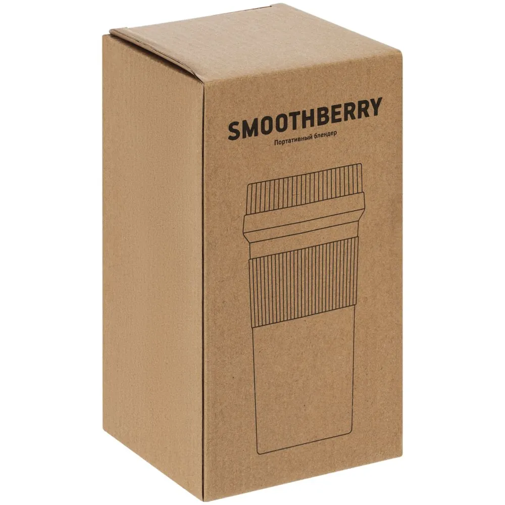 Портативный блендер Smoothberry, белый заказать онлайн с вашим дизайном на заказ в Москве и области