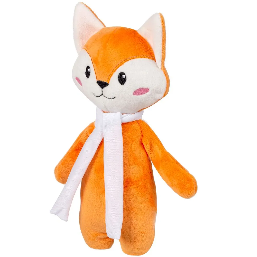 Мягкая игрушка Beastie Toys, лисенок с белым шарфом заказать онлайн с вашим дизайном на заказ в Москве и области