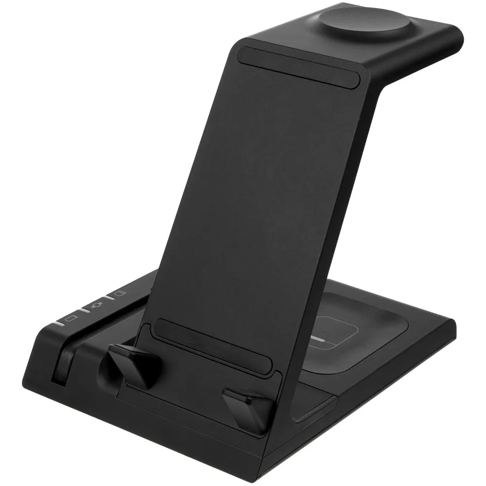 Зарядная станция Tres, черная заказать онлайн с вашим дизайном на заказ в Москве и области