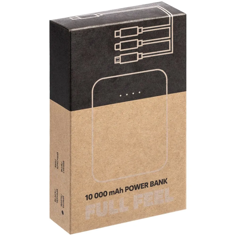 Внешний аккумулятор Uniscend Full Feel Type-C, 10000 мАч, белый заказать онлайн с вашим дизайном на заказ в Москве и области