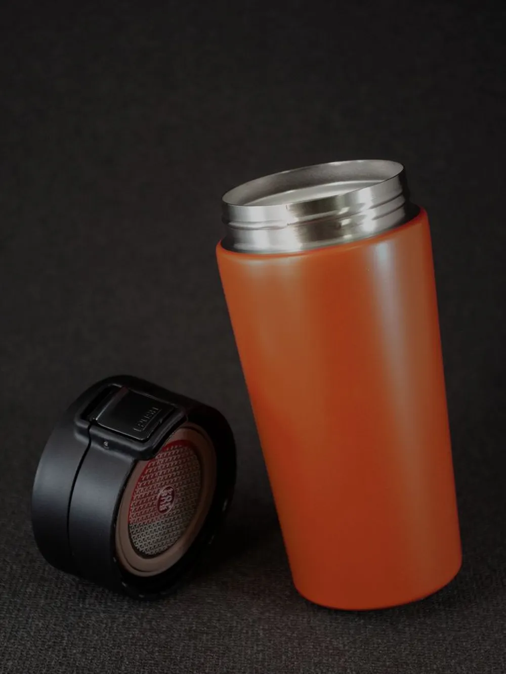 Термостакан с ситечком No Leak Infuser, оранжевый заказать онлайн с вашим дизайном на заказ в Москве и области