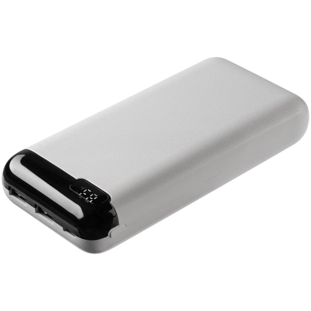 Внешний аккумулятор Gamechanger 20000 мАч, белый заказать онлайн с вашим дизайном на заказ в Москве и области