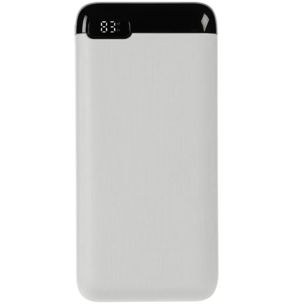 Внешний аккумулятор Gamechanger 20000 мАч, белый заказать онлайн с вашим дизайном на заказ в Москве и области