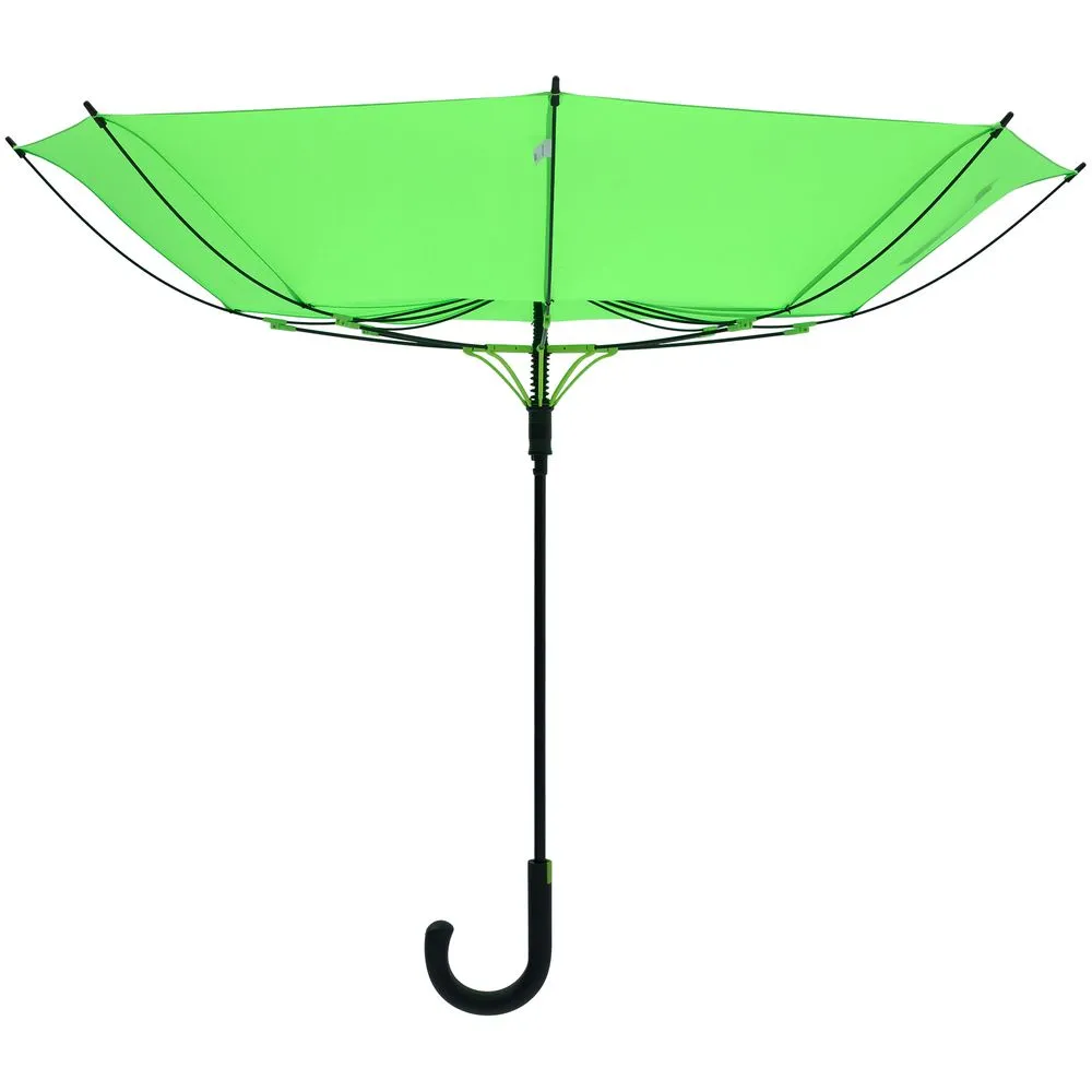 Зонт-трость Undercolor с цветными спицами, зеленое яблоко заказать онлайн с вашим дизайном на заказ в Москве и области