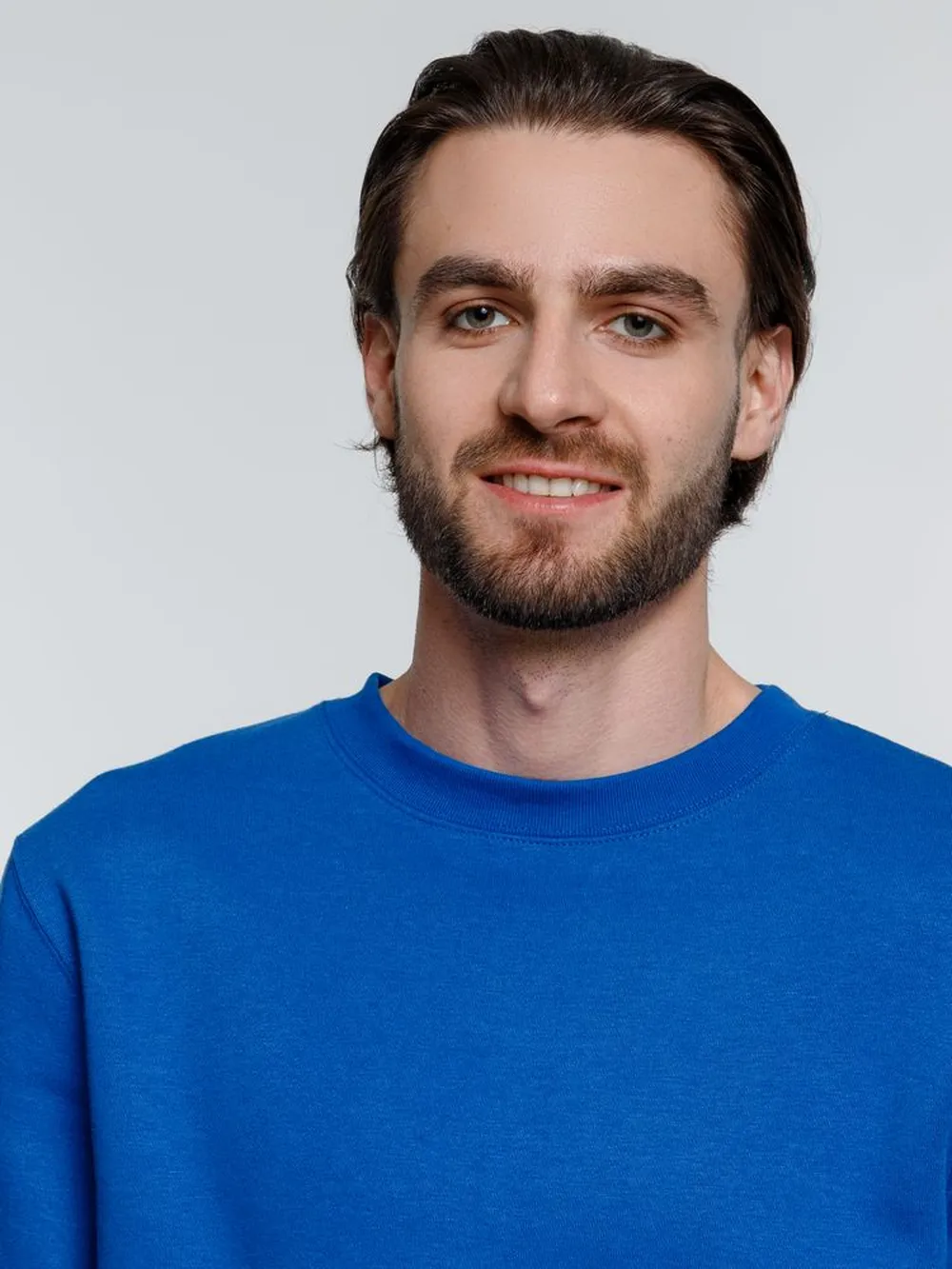 Свитшот унисекс Delta, ярко-синий, размер XL заказать онлайн с вашим дизайном на заказ в Москве и области