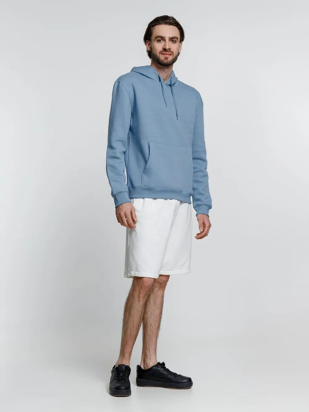 Худи унисекс Phoenix, голубое, размер XS заказать онлайн с вашим дизайном на заказ в Москве и области