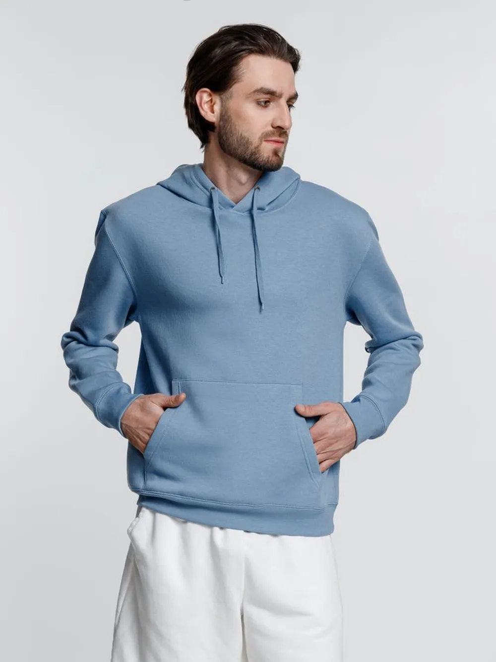 Худи унисекс Phoenix, голубое, размер XS заказать онлайн с вашим дизайном на заказ в Москве и области