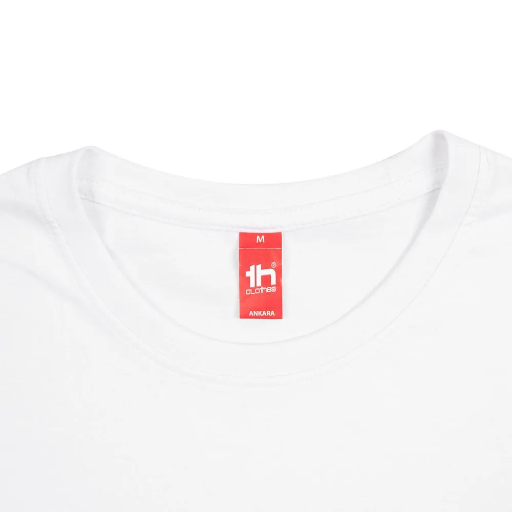 Футболка унисекс Ankara, белая, размер 3XL заказать онлайн с вашим дизайном на заказ в Москве и области