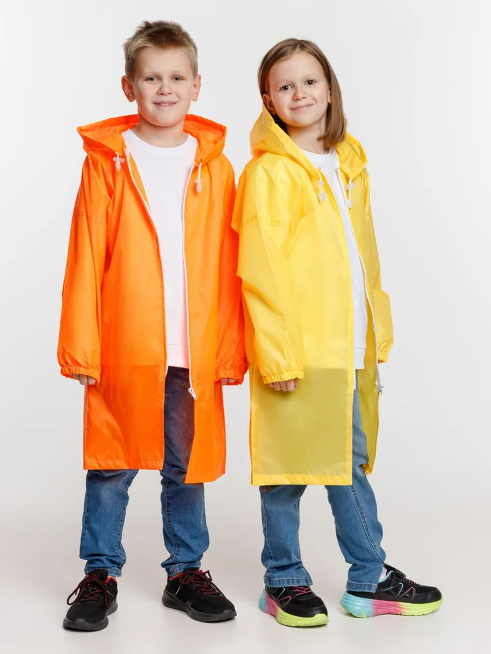 Дождевик детский Rainman Kids, желтый заказать онлайн с вашим дизайном на заказ в Москве и области