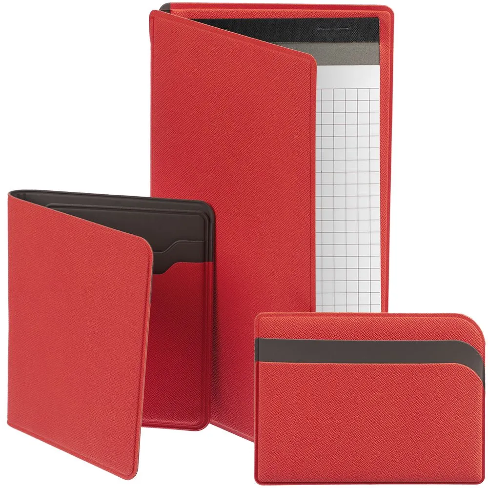 Картхолдер с отделением для купюр Dual, красный заказать онлайн с вашим дизайном на заказ в Москве и области