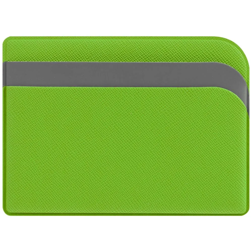 Чехол для карточек Dual, зеленый заказать онлайн с вашим дизайном на заказ в Москве и области