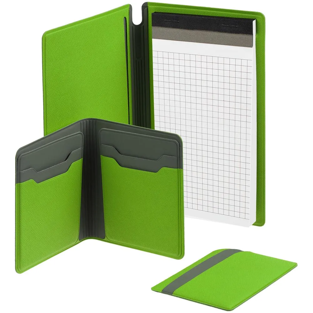 Чехол для карточек Dual, зеленый заказать онлайн с вашим дизайном на заказ в Москве и области