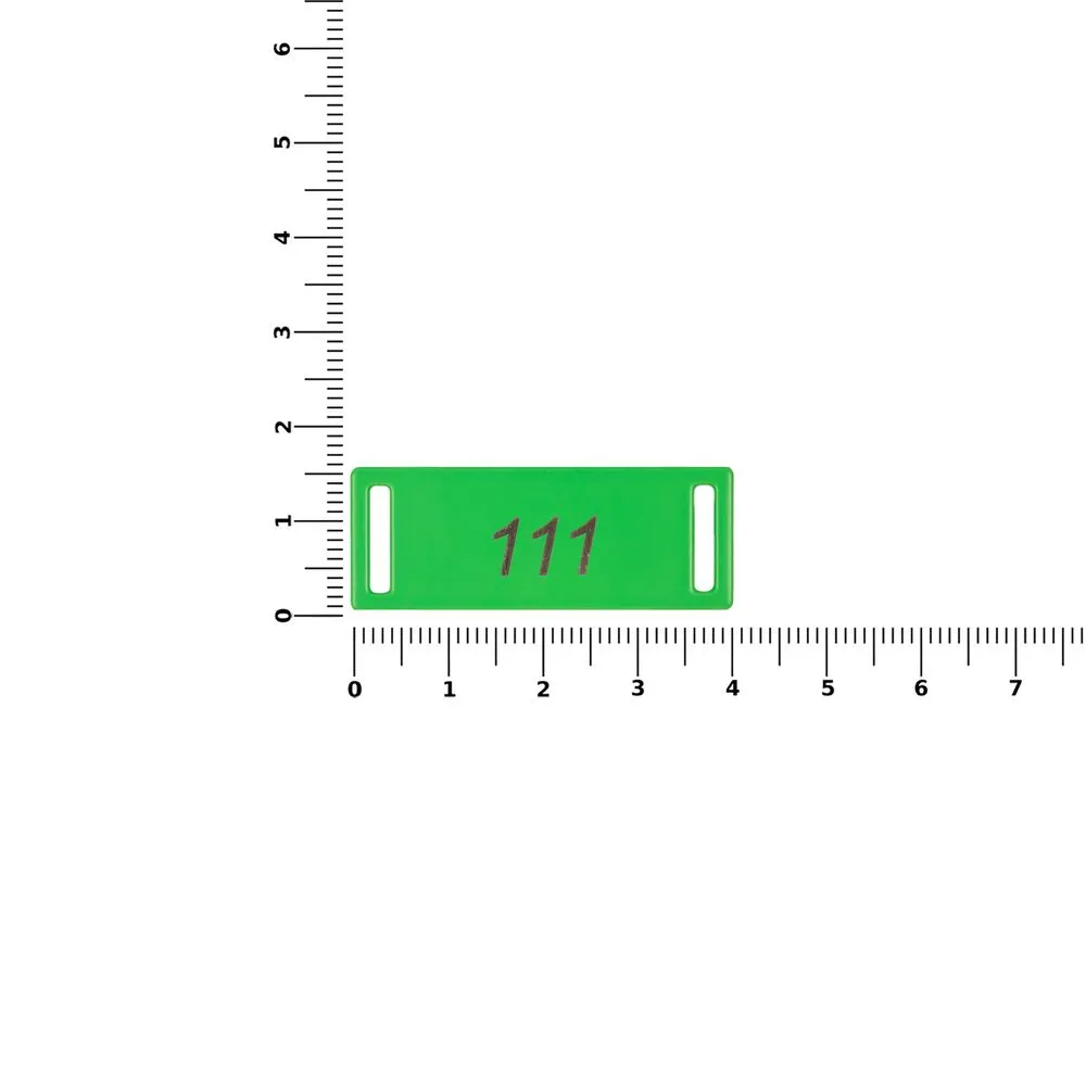 Шильдик металлический Kova, зеленый неон заказать онлайн с вашим дизайном на заказ в Москве и области