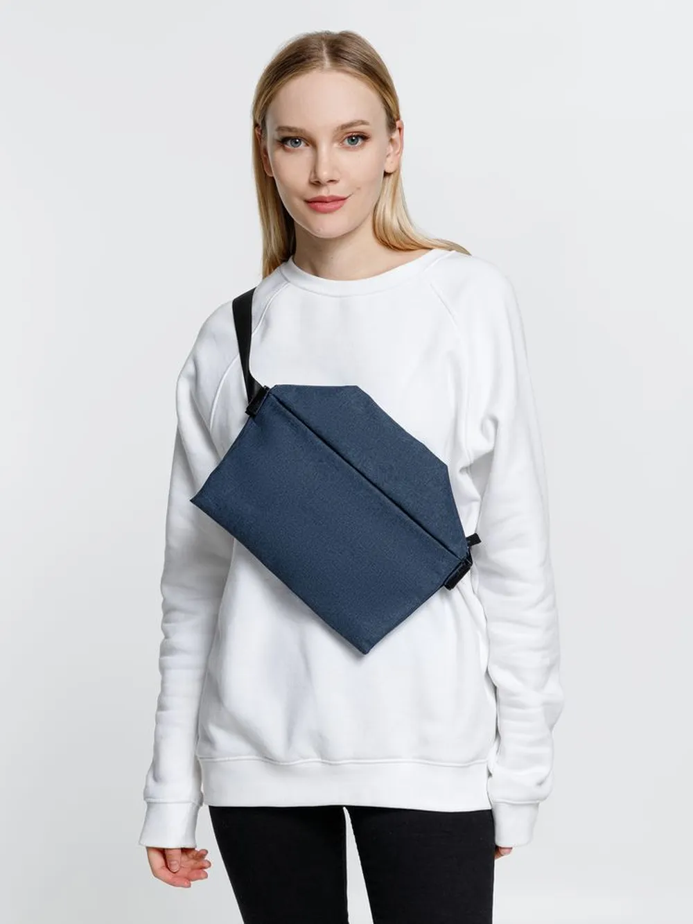 Поясная сумка Remark L, синяя заказать онлайн с вашим дизайном на заказ в Москве и области