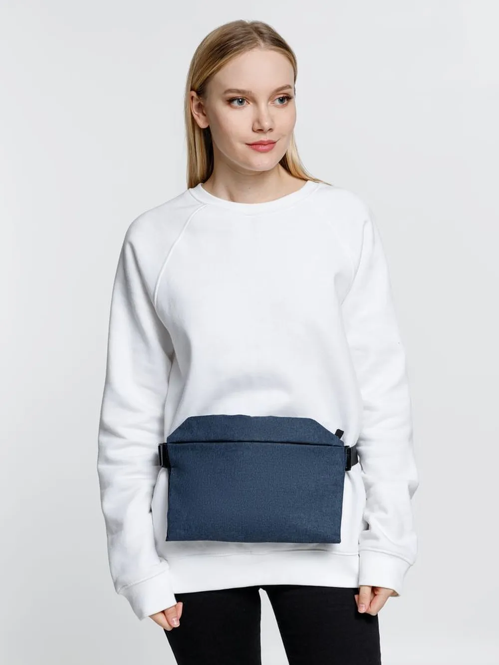 Поясная сумка Remark L, синяя заказать онлайн с вашим дизайном на заказ в Москве и области