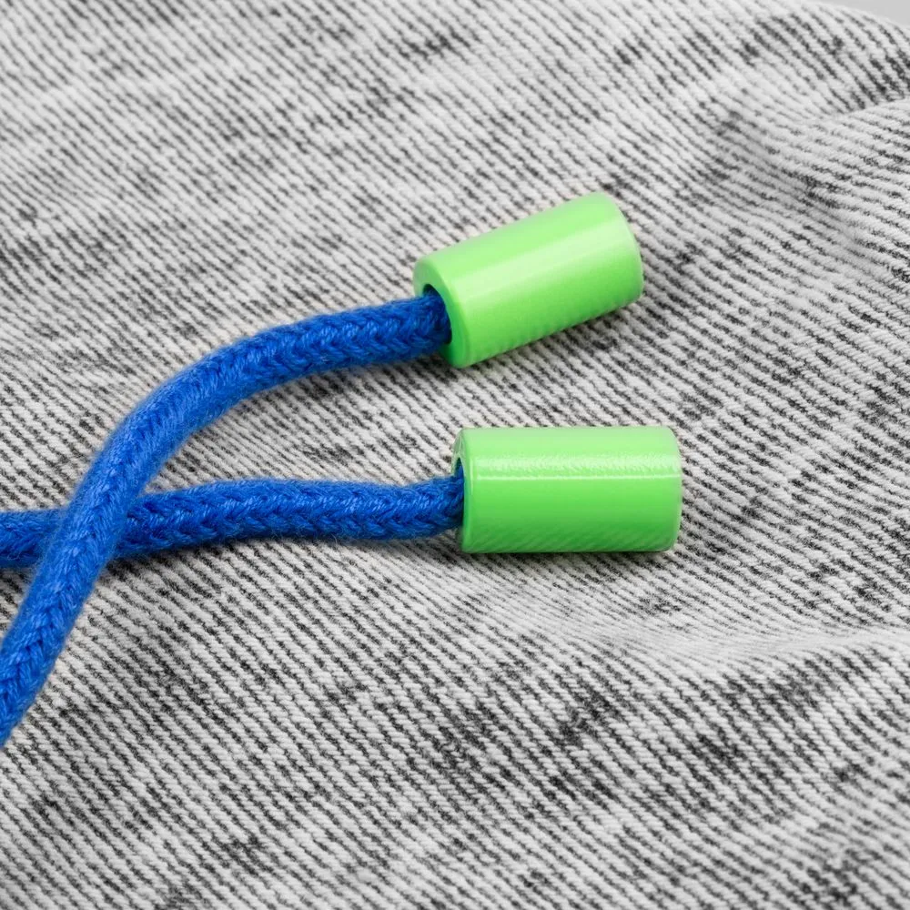 Пара наконечников для шнурка Tizzle, зеленый неон заказать онлайн с вашим дизайном на заказ в Москве и области