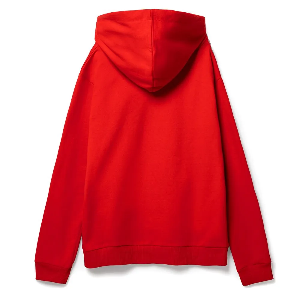 Худи унисекс Tuloksa 280, красное, размер M заказать онлайн с вашим дизайном на заказ в Москве и области