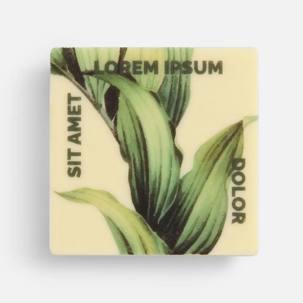 Печенье Dream White в белом шоколаде, квадрат заказать онлайн с вашим дизайном на заказ в Москве и области