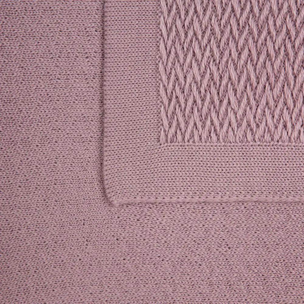 Плед Ornato, розовый (пыльная роза) заказать онлайн с вашим дизайном на заказ в Москве и области