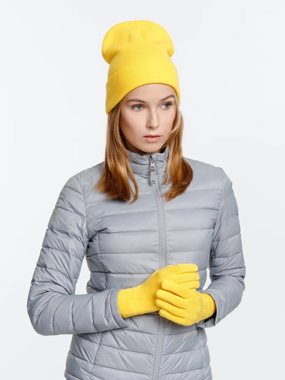 Перчатки Urban Flow, желтые, размер L/XL заказать онлайн с вашим дизайном на заказ в Москве и области