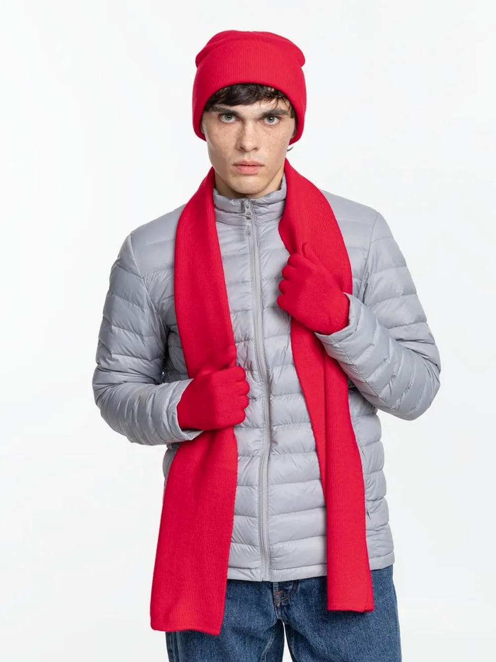 Перчатки Urban Flow, красные, размер L/XL заказать онлайн с вашим дизайном на заказ в Москве и области