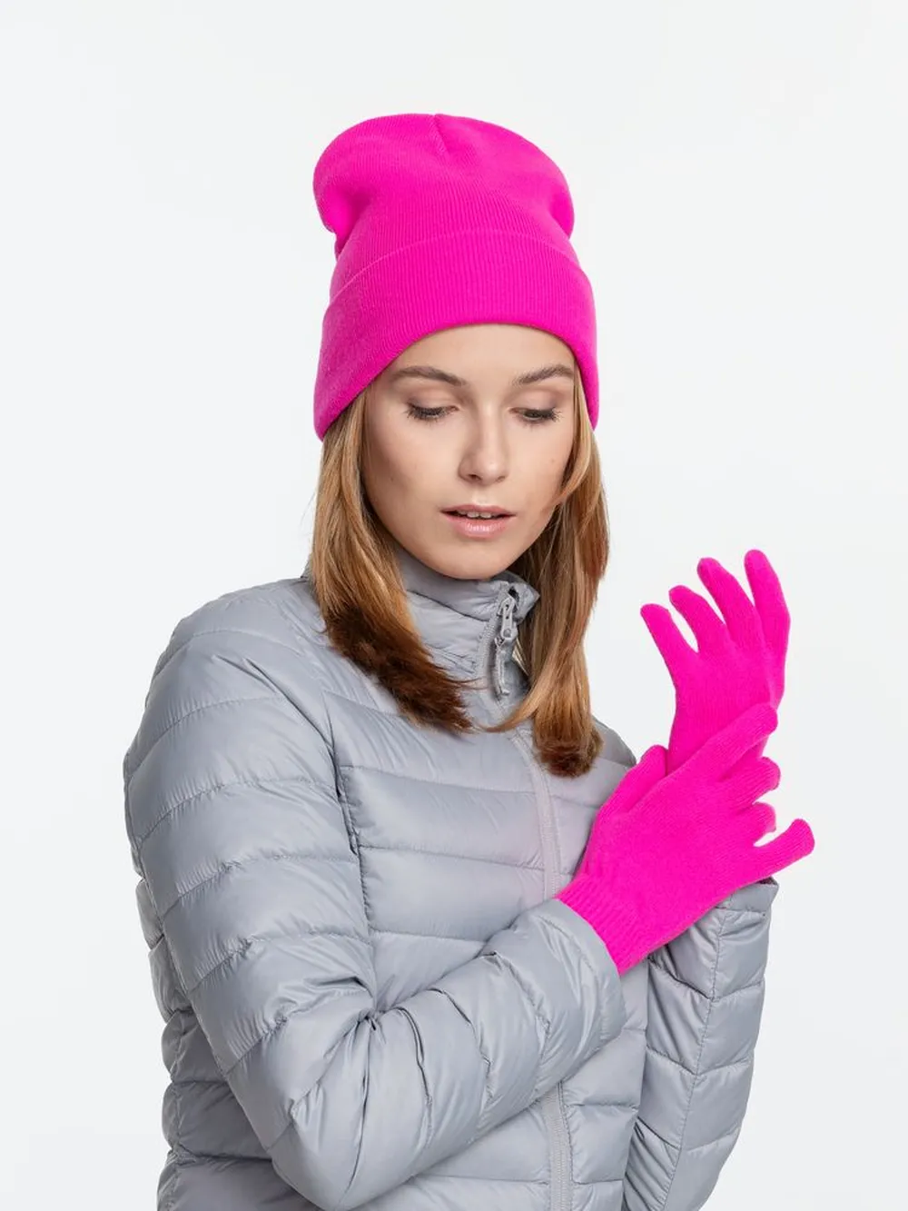 Перчатки Urban Flow, розовый неон, размер L/XL заказать онлайн с вашим дизайном на заказ в Москве и области
