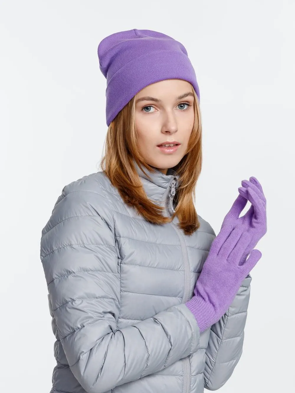 Перчатки Urban Flow, фиолетовые, размер L/XL заказать онлайн с вашим дизайном на заказ в Москве и области