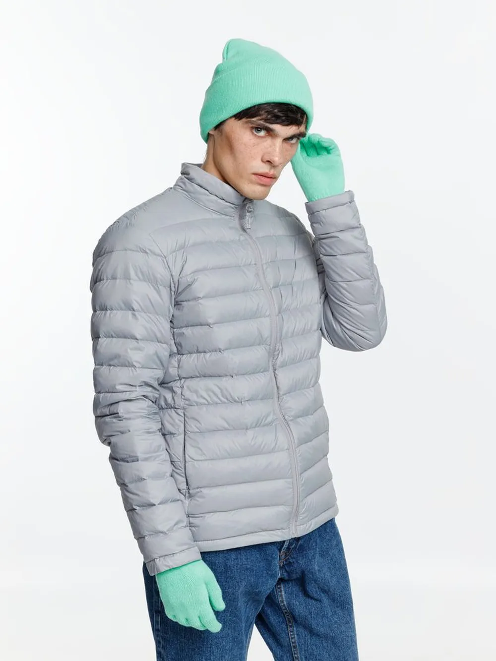 Перчатки Urban Flow, зеленые (мятные), размер L/XL заказать онлайн с вашим дизайном на заказ в Москве и области