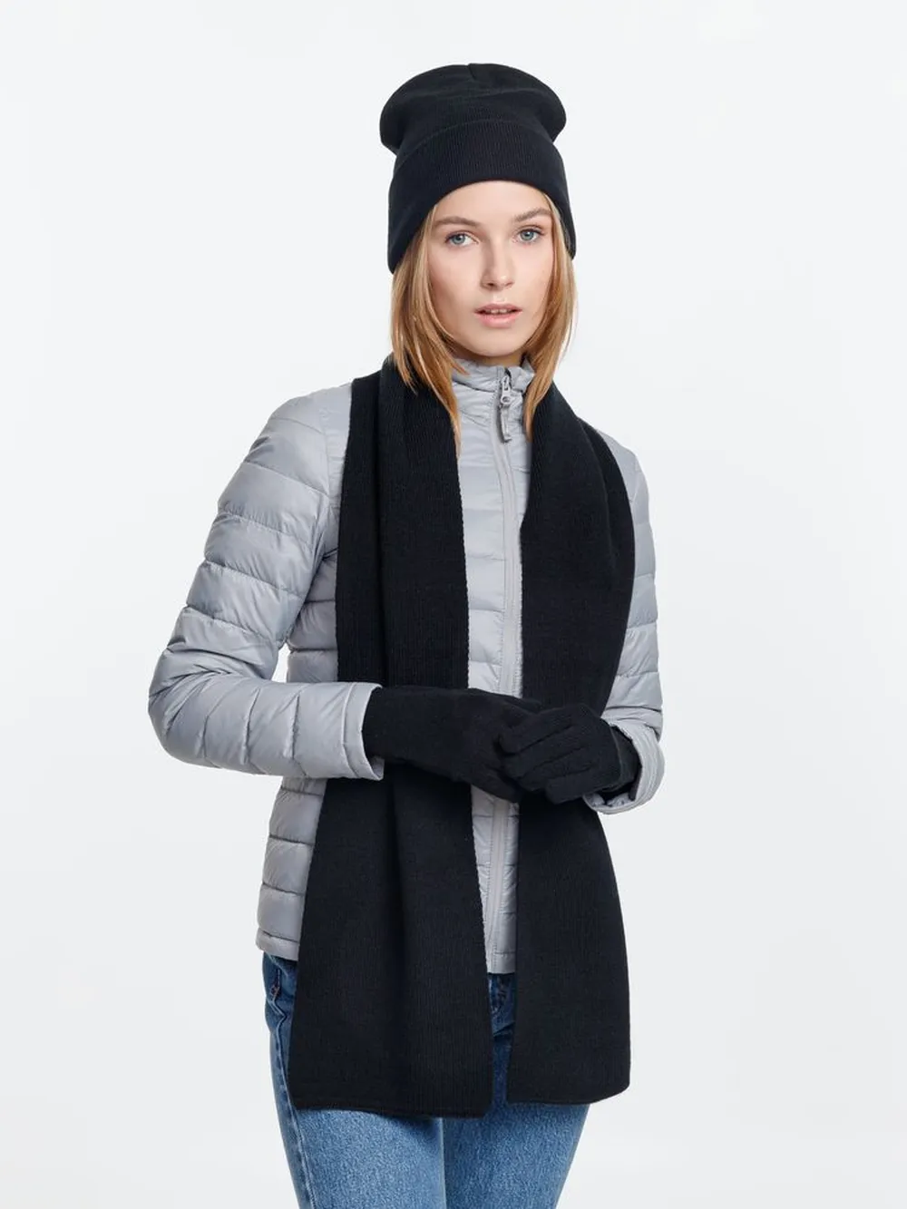 Перчатки Urban Flow, черные заказать онлайн с вашим дизайном на заказ в Москве и области