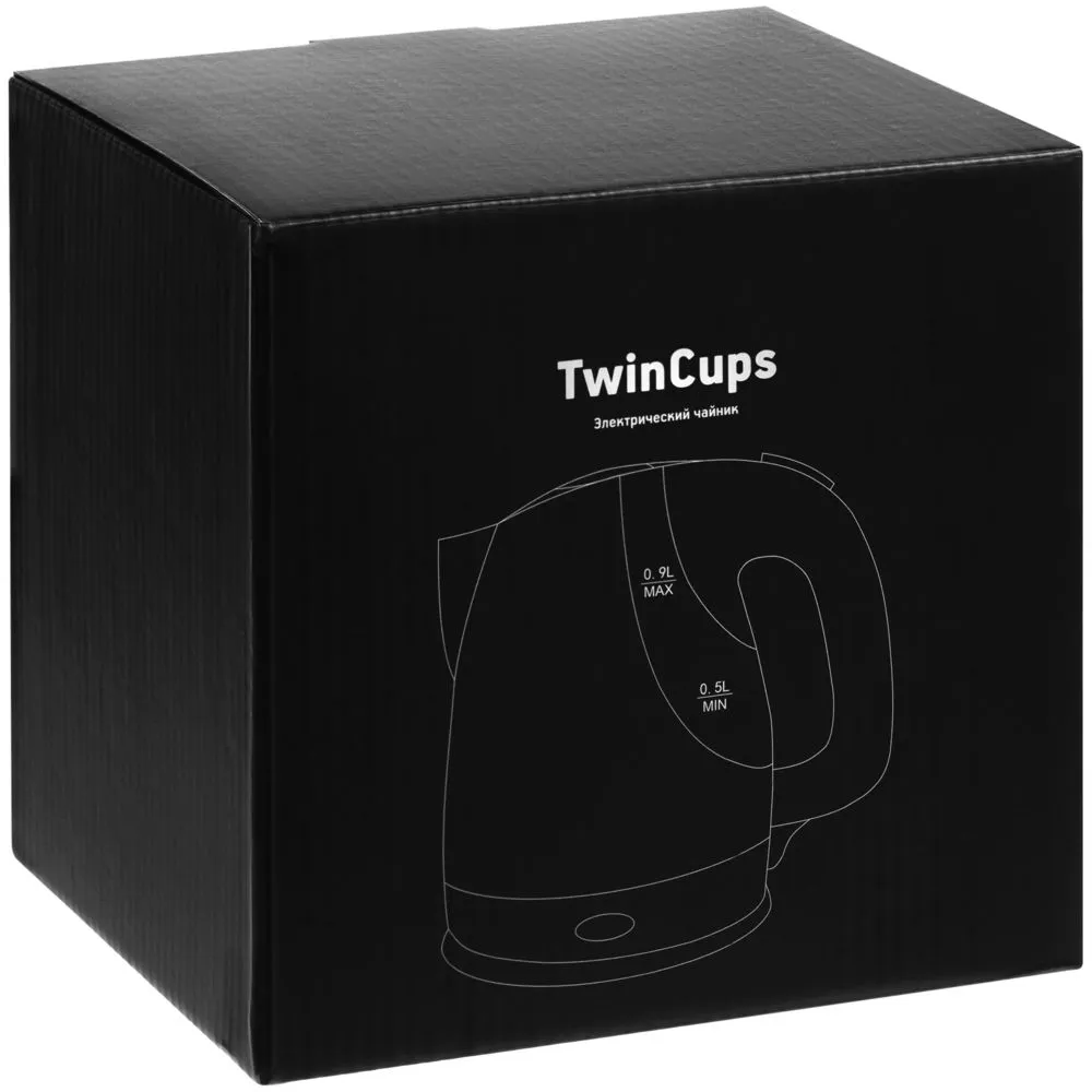 Электрический чайник TwinCups, белый заказать онлайн с вашим дизайном на заказ в Москве и области