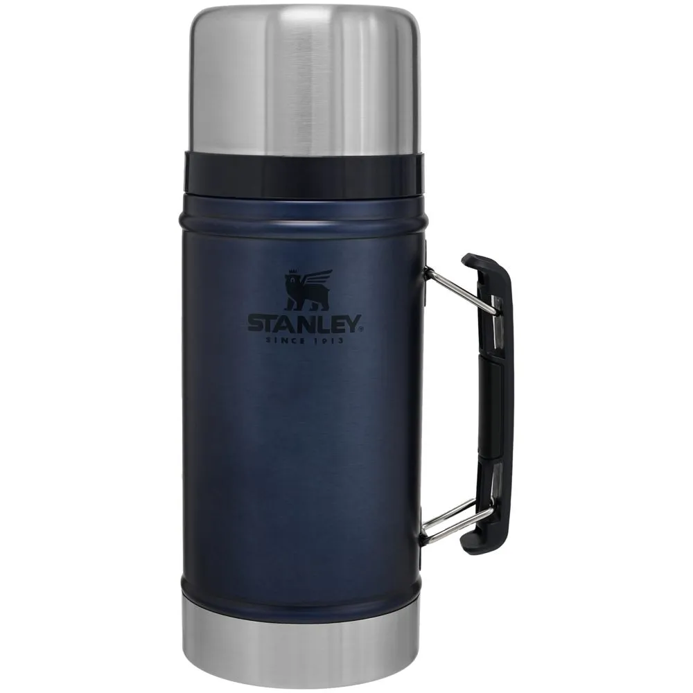Термос для еды Stanley Classic 940, синий заказать онлайн с вашим дизайном на заказ в Москве и области