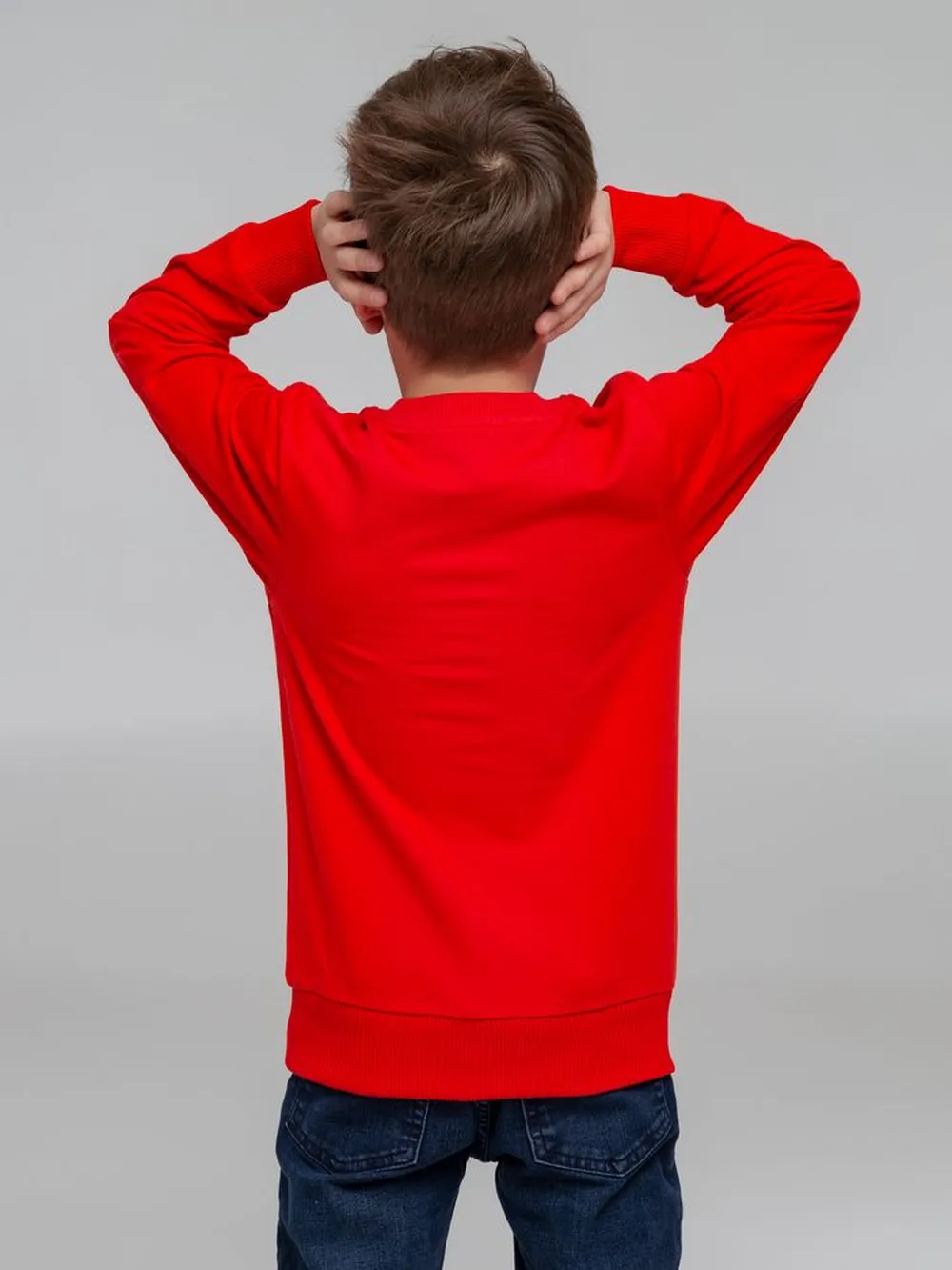 Свитшот детский Toima Kids 2.0, красный заказать онлайн с вашим дизайном на заказ в Москве и области