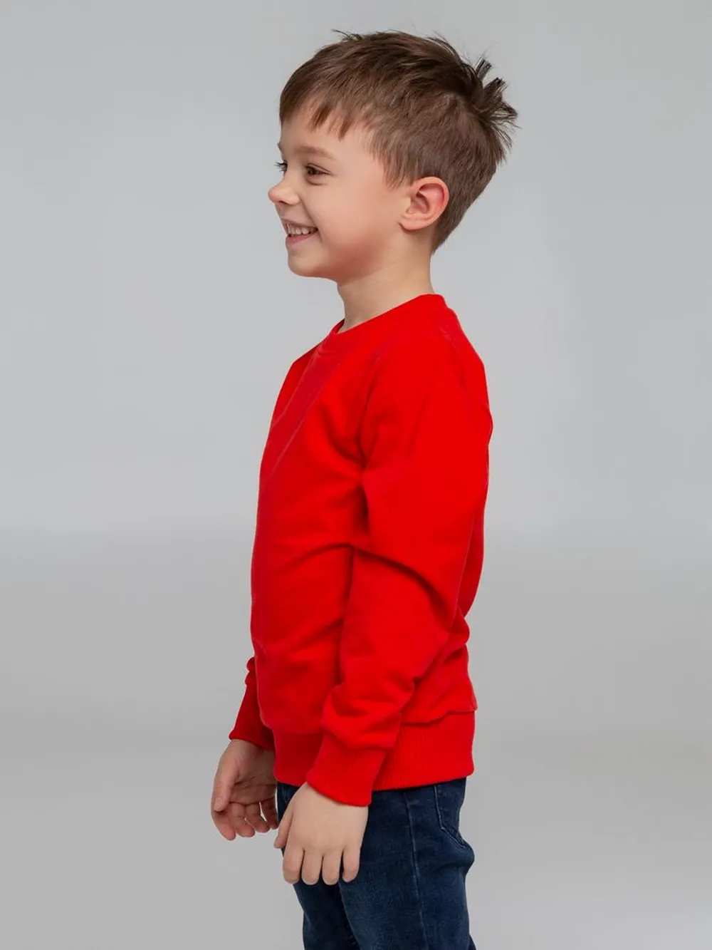 Свитшот детский Toima Kids 2.0, красный заказать онлайн с вашим дизайном на заказ в Москве и области
