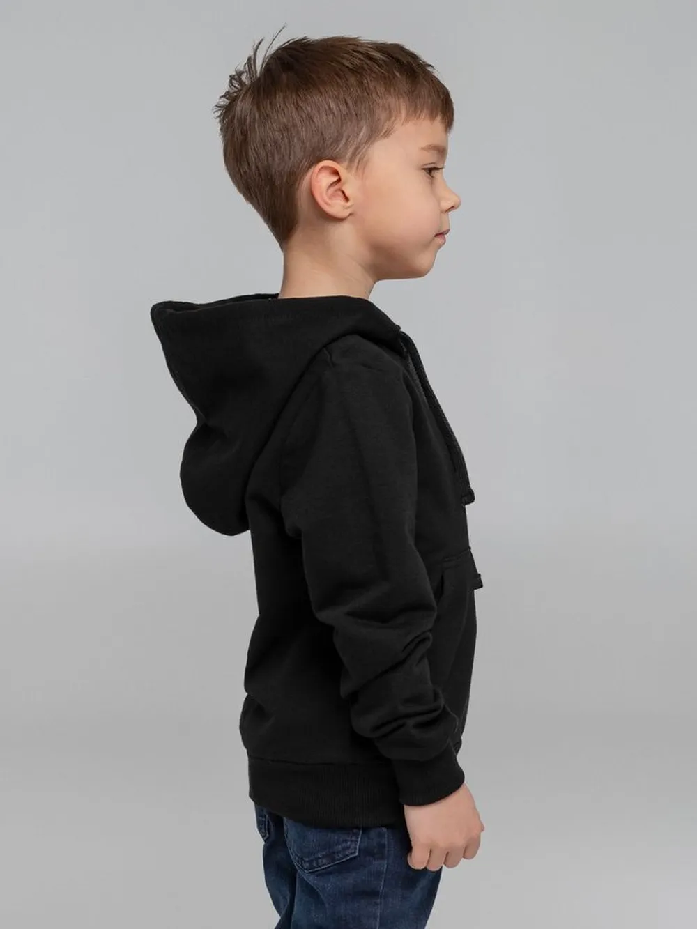 Худи детское Kirenga Kids 2.0, черное, 14 лет заказать онлайн с вашим дизайном на заказ в Москве и области