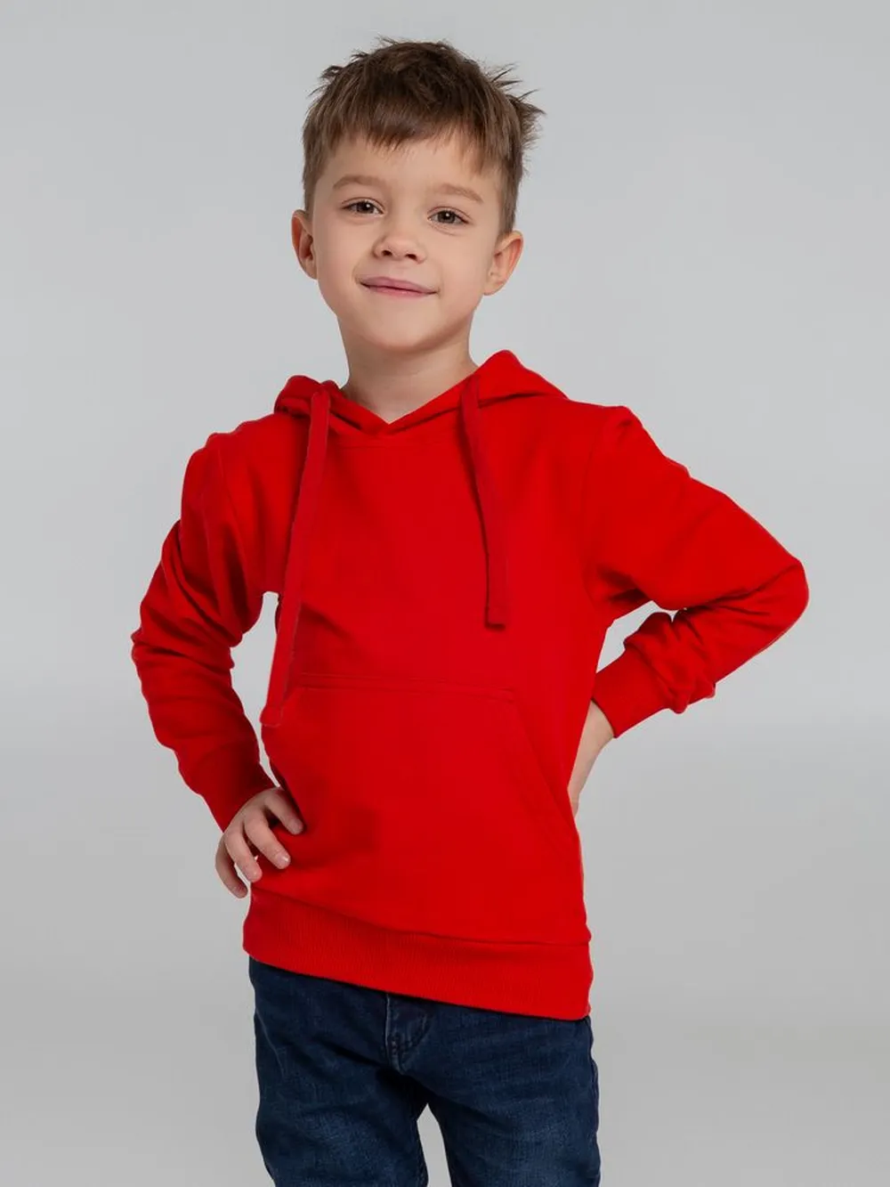 Худи детское Kirenga Kids 2.0, красное, 6 лет заказать онлайн с вашим дизайном на заказ в Москве и области