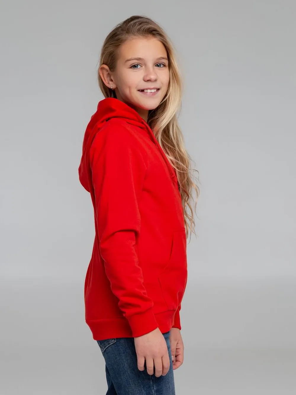 Худи детское Kirenga Kids 2.0, красное, 10 лет заказать онлайн с вашим дизайном на заказ в Москве и области