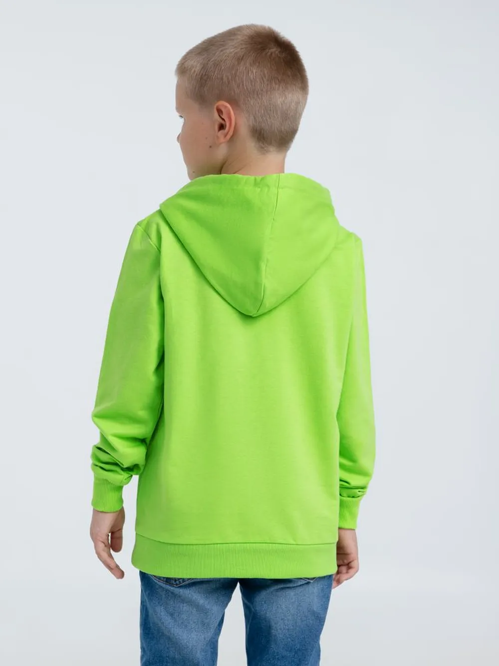 Худи детское Kirenga Kids 2.0, зеленое яблоко заказать онлайн с вашим дизайном на заказ в Москве и области
