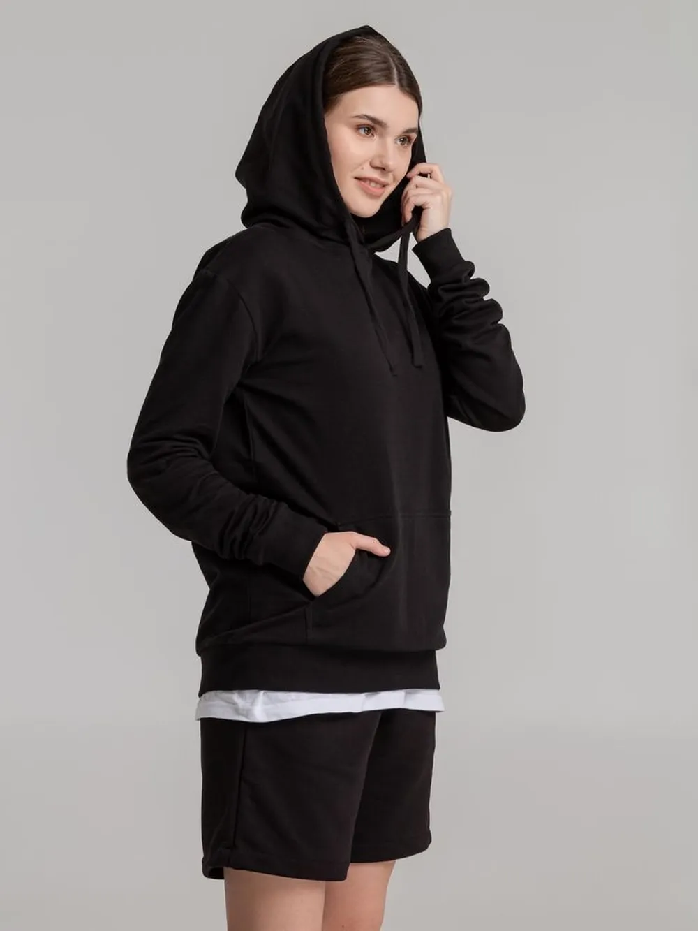 Худи Kirenga 2.0, черное, размер 3XL заказать онлайн с вашим дизайном на заказ в Москве и области