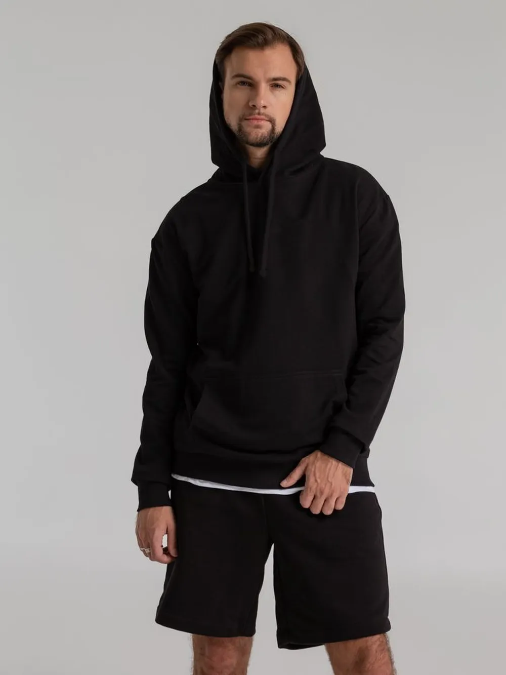 Худи Kirenga 2.0, черное, размер 3XL заказать онлайн с вашим дизайном на заказ в Москве и области