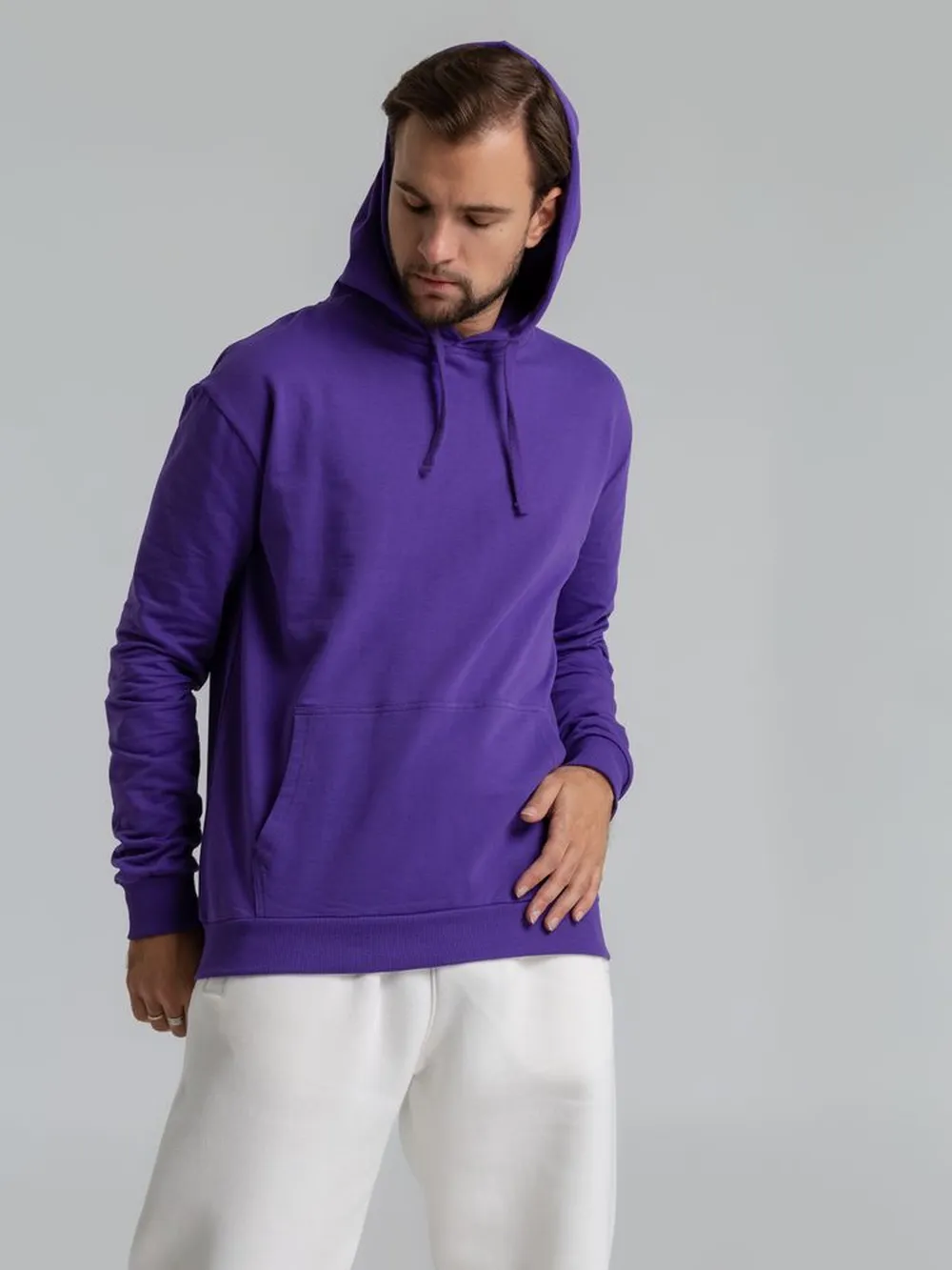 Худи Kirenga 2.0, фиолетовое, размер 3XL заказать онлайн с вашим дизайном на заказ в Москве и области